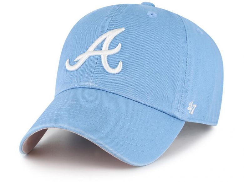 47 Brand Atlanta Braves Clean Up Cap Blue