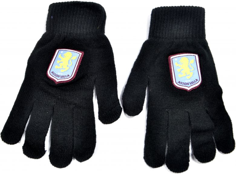 Aston Villa Knitted Gloves