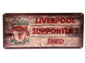 Liverpool Supporter's Shed Metal Sign