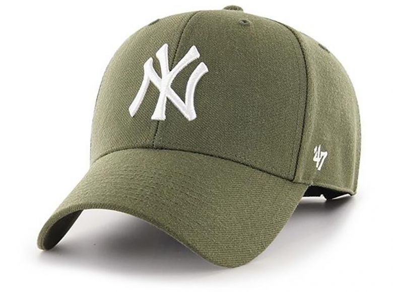 47 Brand MLB NY Yankees MVP Snapback Cap Sandlewood