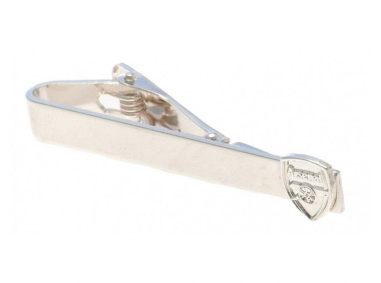 Arsenal Silver Plated Tie Slide