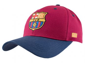Barcelona Baseball Cap Burgundy / Navy