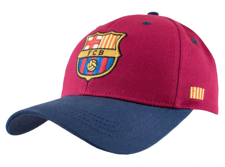 Barcelona Baseball Cap Burgundy Navy