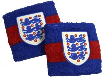 England Cotton Wristbands Red Blue