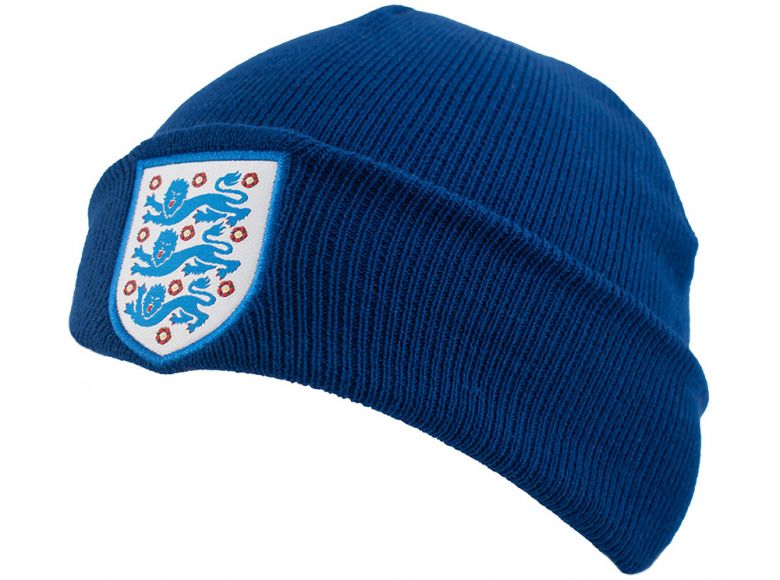 England Navy Knitted Turn Up Hat