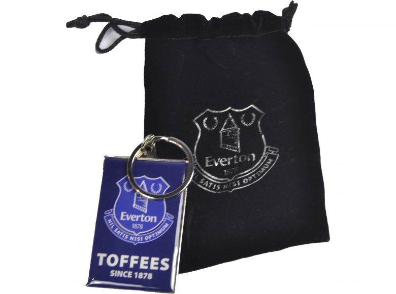 Everton keyring with bag