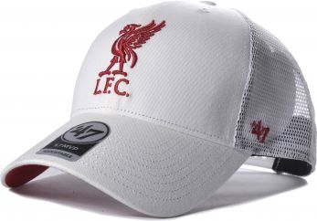 Liverpool 47 Brand Baseball Cap England Flag Relaxed Fit Black White