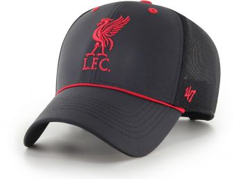Liverpool 47 Brand Brr Brason Mesh Baseball Cap Snapback Black Red