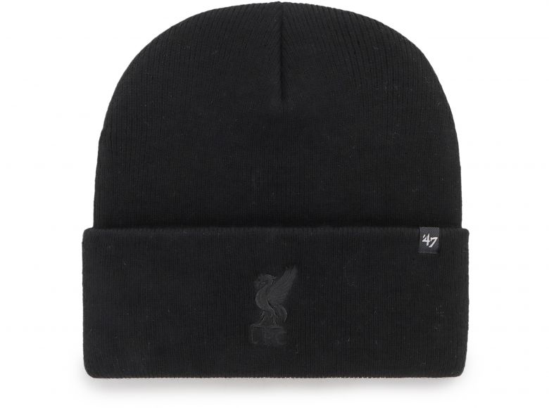 Liverpool 47 Brand Haymaker Cuff Beanie Black Black