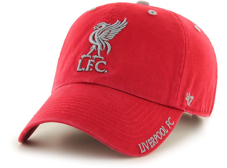 Liverpool 47 Brand Clean Up Baseball Cap Red Ice