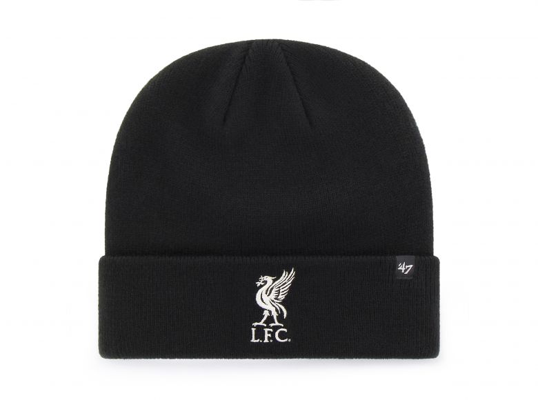 Liverpool 47 Brand Skull Cuff Beanie Black White