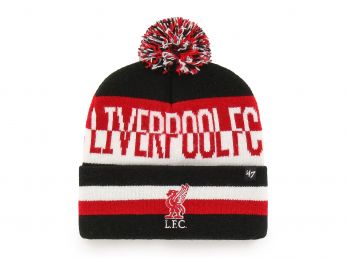 Liverpool 47 Brand Cuff Liverbird Crest Pom Black Red White