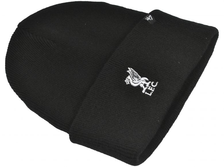 Liverpool 47 Bacerunner Turn Up Beanie Black White