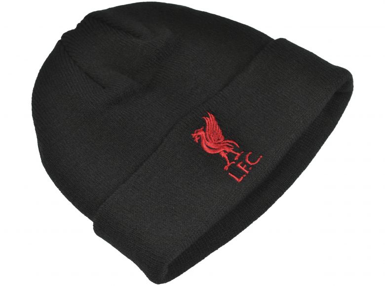 Liverpool 47 Brand Haymaker Cuff Beanie Youth Black Red