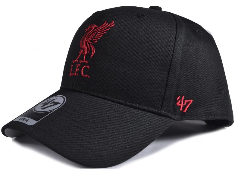Liverpool 47 Brand Raised Basic Baseball Cap Black