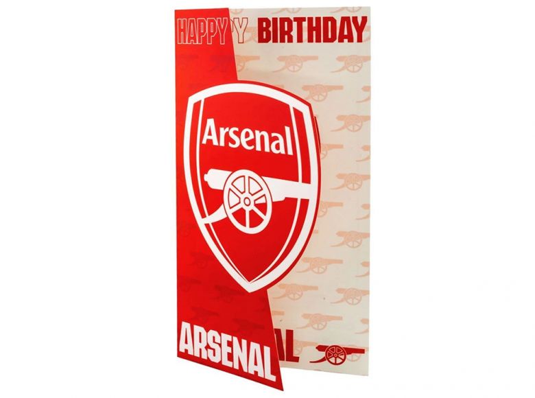Arsenal Crest Birthday Card