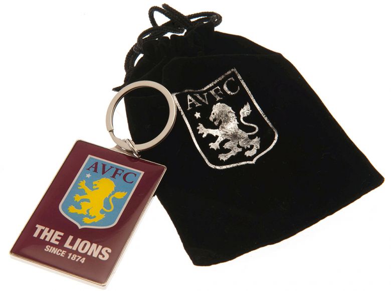 Aston Villa keyring with bag