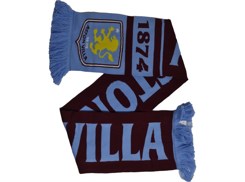 Aston Villa Nero Scarf New Crest