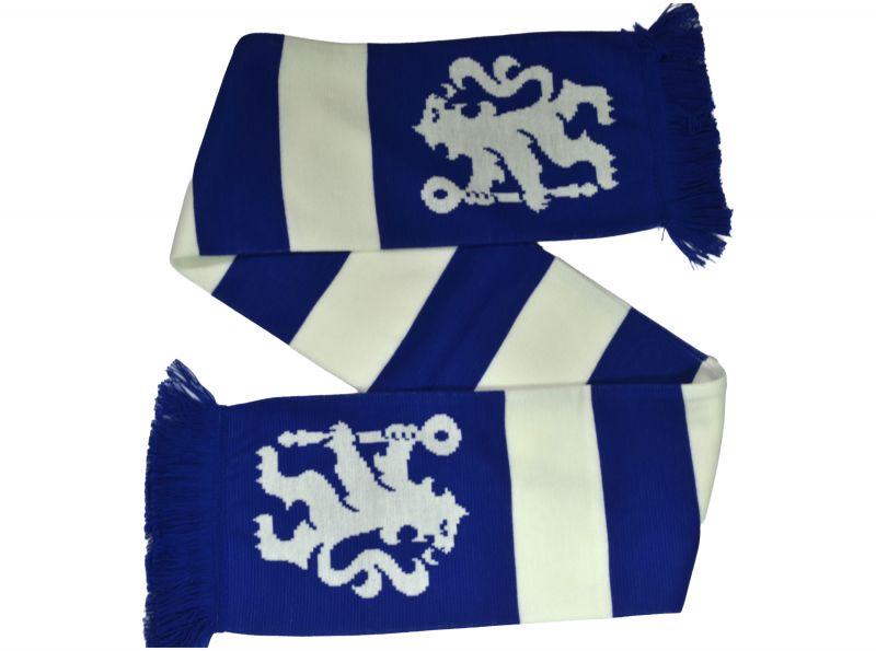 Chelsea Bar Scarf Jacquard Lion Scarf
