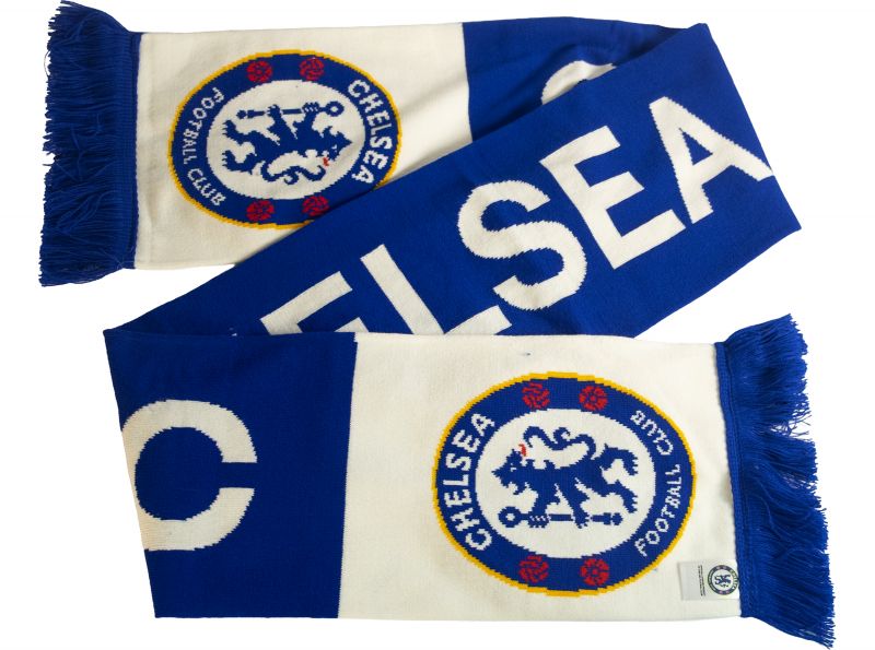 Chelsea Wordmark Tipped Knit Scarf HD
