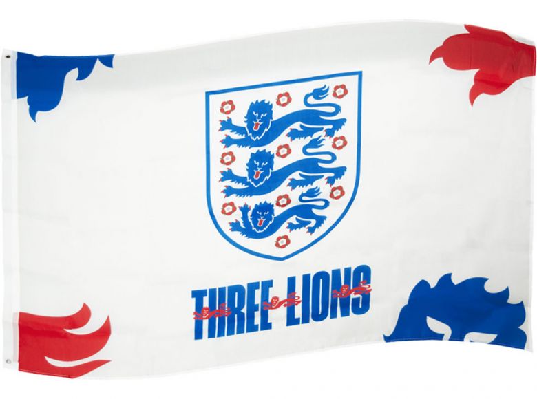 England FA Three Lions 5 x 3 Flag