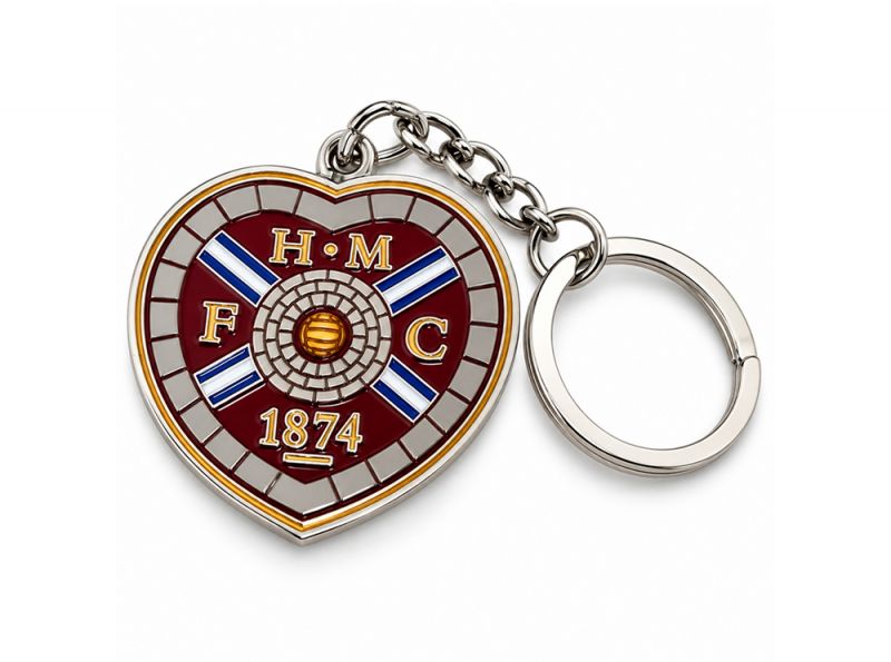 Hearts FC Crest Keyring