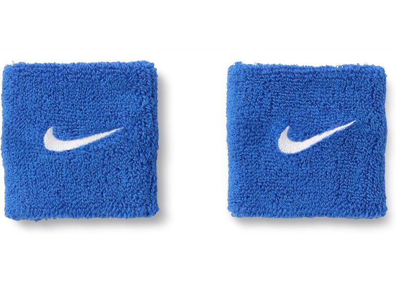 Nike Classic Swoosh Wristbands Game Royal White