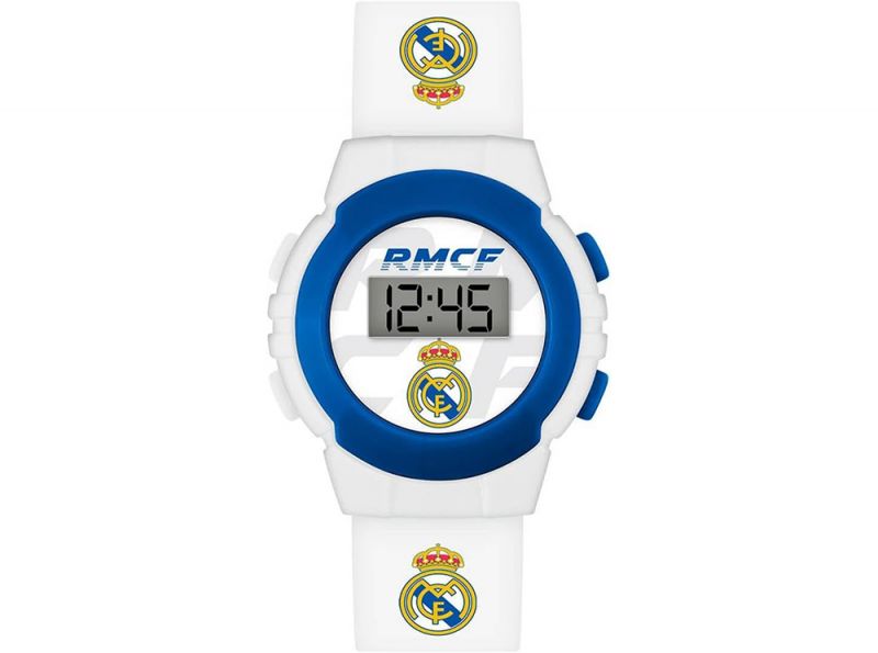 Real Madrid Digital Watch White