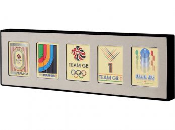 Team GB Retro Boxed Executive Badge Set - In Presentation Box