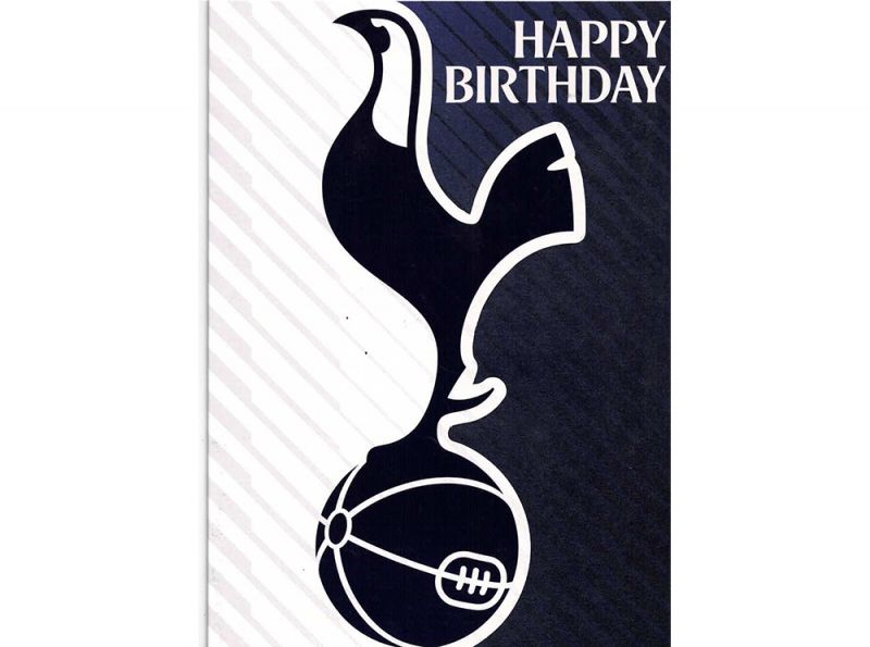 Spurs Cut Out Birthday Card